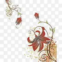 花卉矢量图