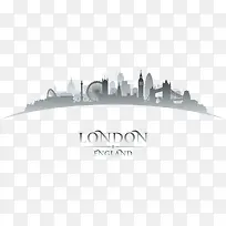 城市建筑剪影图片伦敦