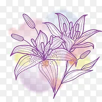 矢量花卉