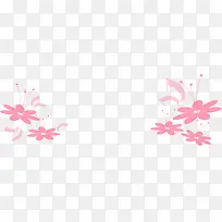 粉色花朵底纹