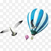 气球 热气球 氢气球 海鸥