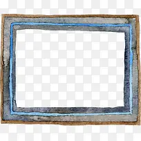 蓝色边框