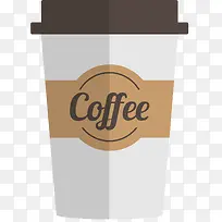 贴纸常规矢量咖啡杯
