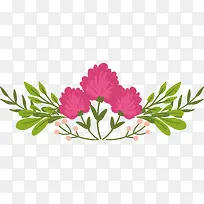 枚红色小野花婚礼装饰