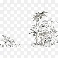 手绘花朵