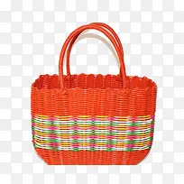 塑料手工编织篮子