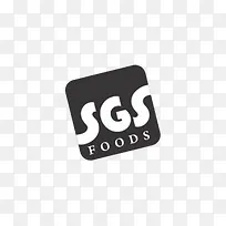 黑色SGS食品安全证明通过标志