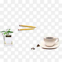 书桌上的物品