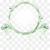 绿色水环水圈