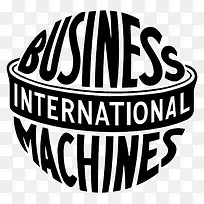 免抠黑色科技创意IBM标志logo