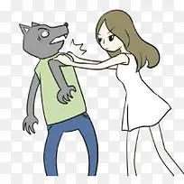 被揍色狼猥琐大叔