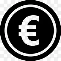 欧元硬币图标