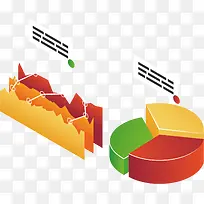 3d百分比表格列表海报素材