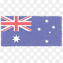 创意手绘澳洲国旗