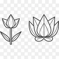 简笔丝网花