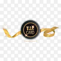 矢量圆环大气VIP贵宾卡素材