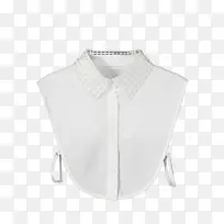 2016新款欧根纱衬衫白色假领子
