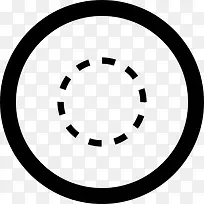 选择圆与圆形按钮图标