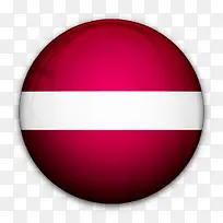 国旗拉脱维亚对世界国旗图标