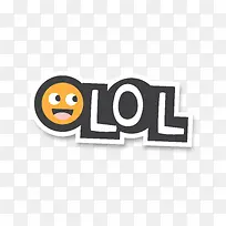卡通英文贴纸