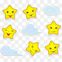 卡通五角星