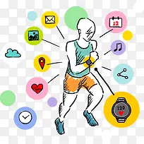 手表APP介绍PNG图片