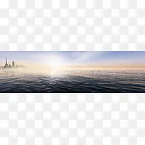 无敌海景banner背景图