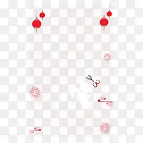 中国风龙抬头理发海报背景