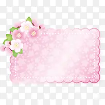 粉色春季花朵背景