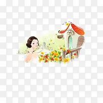 卡通美女下载