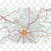北京市旅游交通 地图