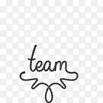 team字体