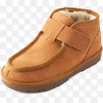 高清棕色儿童冬季靴子