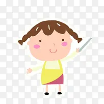 卡通女孩育婴童装儿童玩具