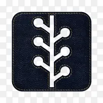 牛仔琼社会美通社标志广场蓝色牛