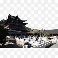 丽江古城木府万卷楼