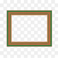 矢量矩形木质条纹边框相框