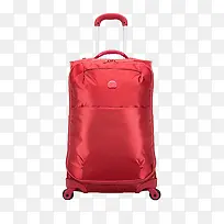 红色法国Delsey品牌行李箱