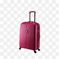 粉色法国Delsey品牌行李箱