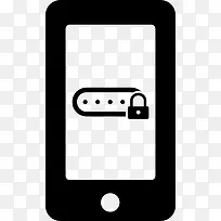密码保护的象征，在手机屏幕图标