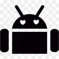 Android与心中的眼睛图标