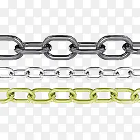 铁链直钢链子通用商业png素材