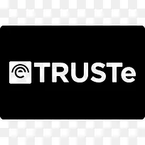Truste支付卡的标志图标