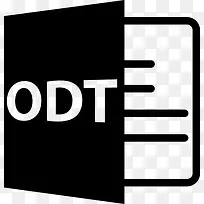 ODT文件格式符号图标