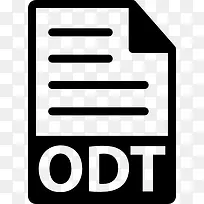 ODT文件格式图标