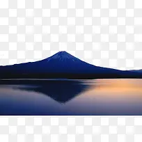富士山夕照