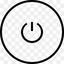 电源概述圆形按钮图标