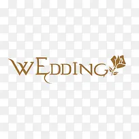 wedding字体
