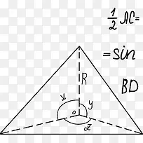 三角的手绘类方程式