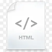 HTML文件类型图标